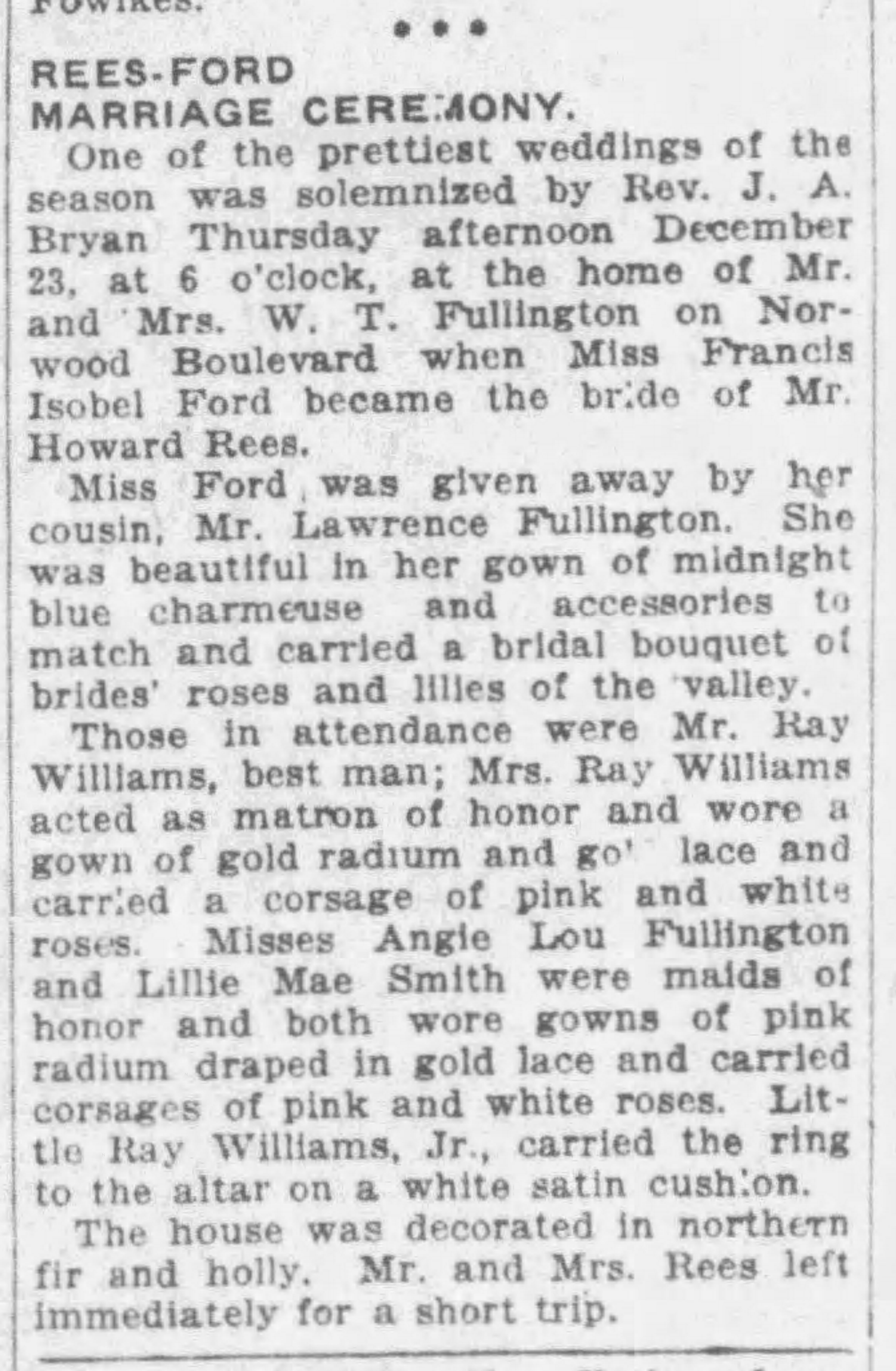 Francis Isobel Ford-Howard Rees